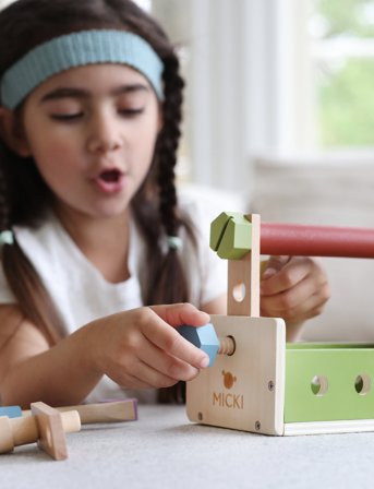 Micki Leksaker Micki Verktygslåda Bygg&Lek - Multi/patterned - ONE SIZE