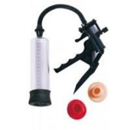 Peniksen kehittäjä - The Perfect Pump - Malli, jossa on 3 tiivistysrenkaat - Revolverikahva