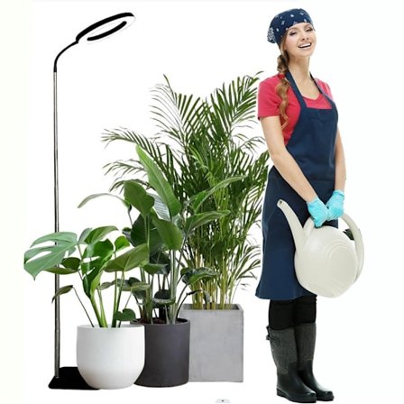 Enkelin muotoinen lattiavalaisin pyöreällä jalustalla, valkoinen, 6 tuumaa (160 mm) ja 72 LED-helmeä.