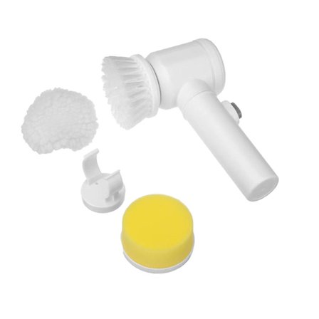 1 sarja sähköinen puhdistusharja monitoiminen vaihdettavilla harjoilla kotitaloustyöt keittiöt laatat tiskipöytä sähköharja päivittäiseen käyttöön_h