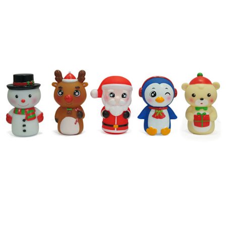 Julefingerdukker Legetøj til børn, Fingerdukker til småbørn 1-3, Jule BABY Legetøj, Magisk Dukke Legetøj, Festgave til børn