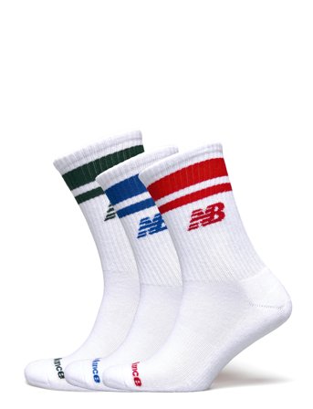 Everyday Stripe Midcalf 3 Pack White New Balance