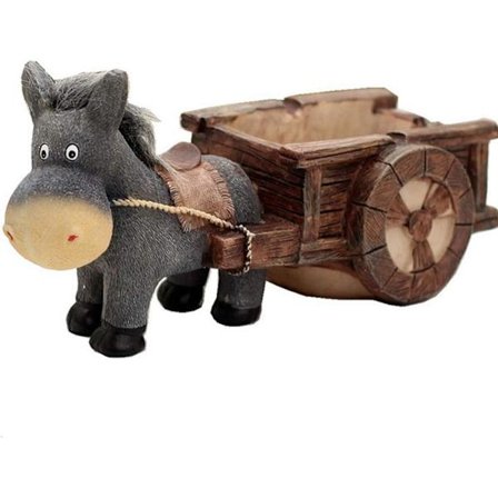 Kreativ Söt personlighet Åsna Dra bilen Askfat Roligt djur Heminredning askfat