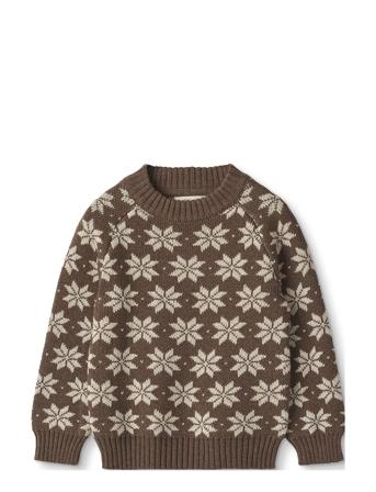 Olaf Pullover Pullover Brun Fliink*Betinget Tilbud