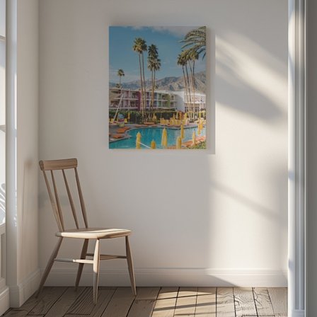 Palm Springs Saguaro Canvastavla 30x40 cm