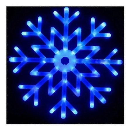 40cm LED Snøfnugg Flerfarget Lysanheng