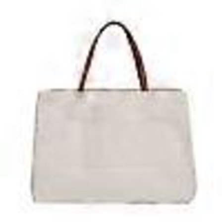 Lærred Håndtaske Brugerdefineret Simpel Lærred Opbevaringstaske Kapacitet Skoletasker Hvid One Size Mænd