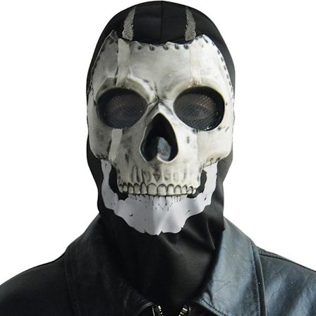 COD Ghost Mask Skalle Helmask MW2 Cosplay Kostymmask för Sport Halloween Cosplay