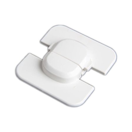 Stærkt selvklæbende lås med boresikring til køleskab, let at installere og bruge