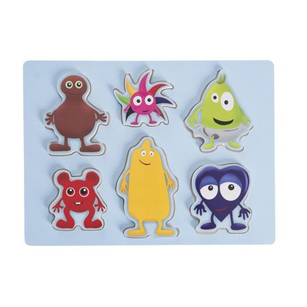 Babblarna Formpussel 6 figurer - Lyreco - Skola och förskola - Lekmaterial - Pussel - Rampussel