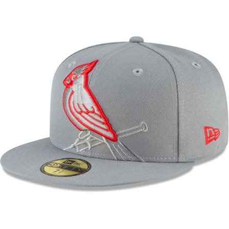New Era 59Fifty Fitted Cap - STORM GREY MLB Cooperstown Team