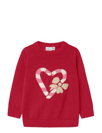 Nmfreamo Ls Knit Red Name It