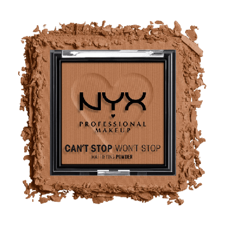 NYX Professional Makeup Can’t Stop Won’t Mattifying Powder Puder Unisex Brun 6 G