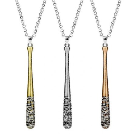 /EA/3st basebollträ halsbandshänge