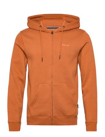 Bhdownton Zipthrough Pp Noos Hoodie Orange Blend