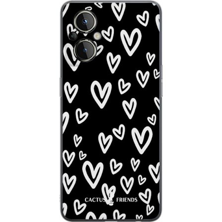 Kompatibelt Mobildeksel til OnePlus OnePlus Nord N20 5G Cactus and Friends - Handdrawn Love Chaos