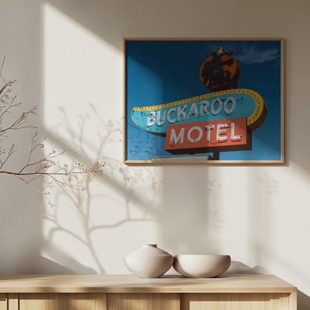 Buckaroo Motel Poster 40x30 cm