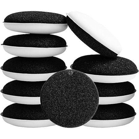 Skrubbborste för Rengöring av Dusch 10 ST Köksrengöringsverktyg Hushållsrengöringssvamp Torka Kökstillbehör Dekontaminering Borste Kruka Disktrasa 