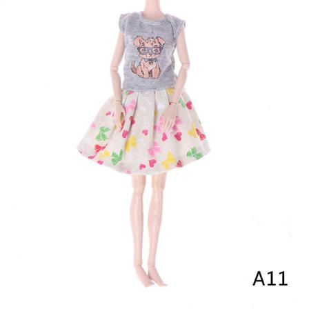 30 Cm Dockkläder Handgjorda Modedräkter Outfit Daily Casual Wea