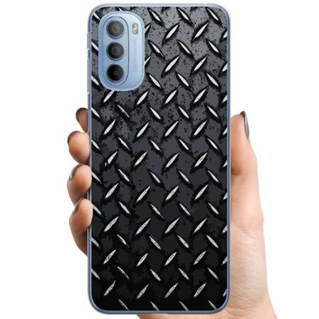 Motorola Moto G31 Tpu Mobilskal Metalliskt Mönster