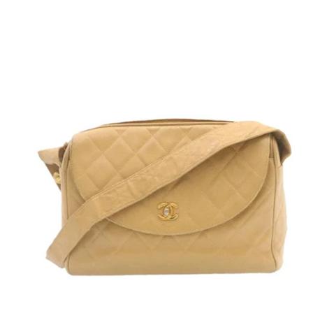 Chanel Vintage, Pre-owned Leather chanel-bags Geel, Dames, Maat:ONE Size,leer