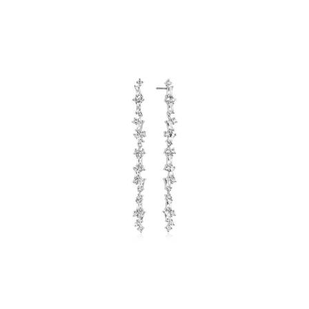 Sif Jakobs, Earrings Antella lungo Grijs, Dames, Maat:ONE Size
