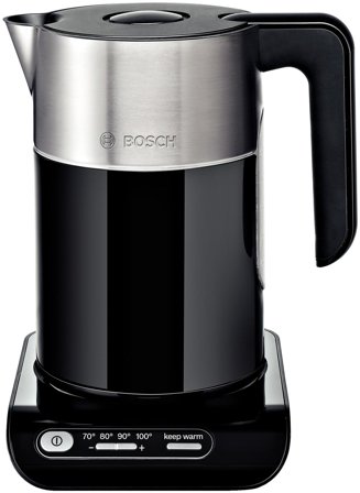 Bosch Styline TWK8613P - kjele - svart/rustfritt stål