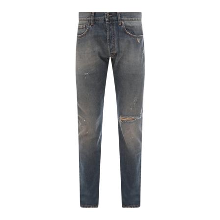 14 Bros Slim-fit Jeans Blå, Herre, Størrelse: W34