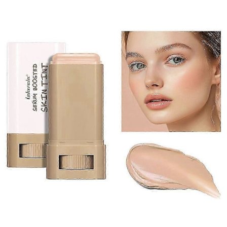Balm Serum Boosted Skin Tint Hydrating Tonet Fugtighedscreme, Tonet Foundation Stick For Fejlfri, Let Til Medium Dækning