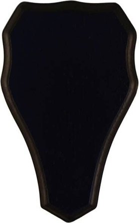 Grey Oak Troféskjold Rådyr, Mørk Eik 19x12 cm