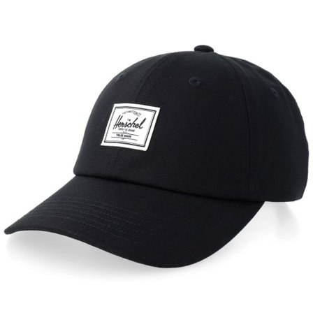 Herschel - Svart unconstructed Keps - Sylas Classic Cap Black Dad Cap @ Hatstore