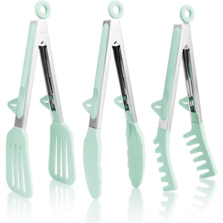 Pieces Ruostumattomat teräksiset keittiövälineet pihdit silikoni keittiövälineet pihdit ruostumattomat teräksiset keittiövälineet pihdit grillipihdit 