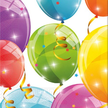 Kalasballonger Servett 20-pack - Partyninja.se