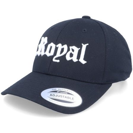 Blackletter - Svart adjustable Keps - 3D Royal Black Adjustable @ Hatstore