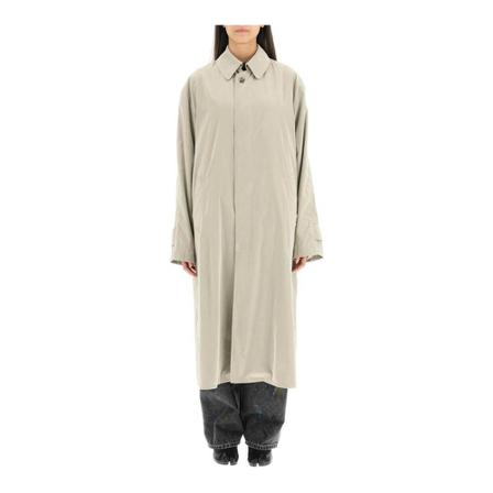 Maison Margiela Trench Kappa beige, Dam Trenchcoats, Dam, Storlek: 2XS