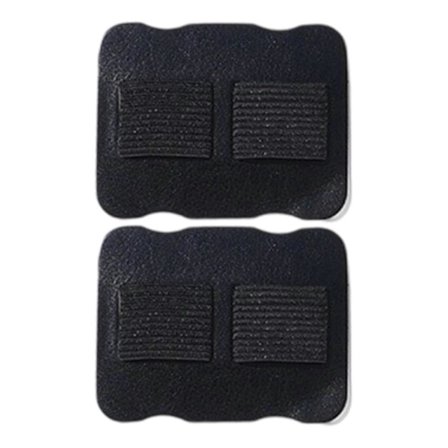 2 stk. elastisk bånd penneholder selvklebende skinn penneholder med doble elastiske pennspor for innbundet notatbok journal svart