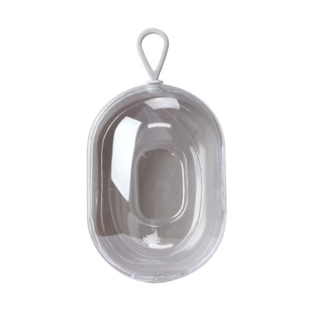 Beauty Egg Förvaringslåda Powder Puff Förvaringslåda GRÅ