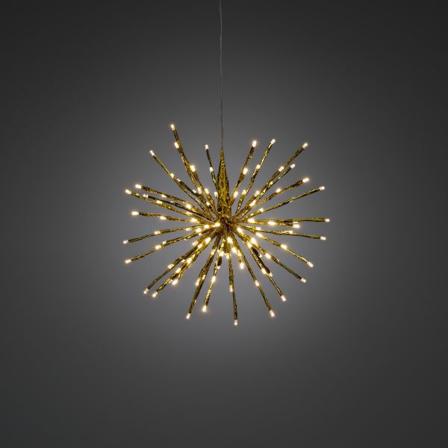 Konstsmide 2896-803 Dekorasjonsball 40 cm Gull, Belysning