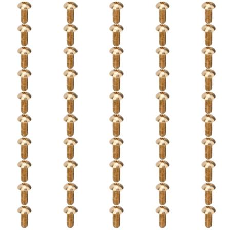 50 stk Rund sekskantet skrue Kobber Fastener Hardware Værktøj Industrielle forsyninger M5M5x12mm