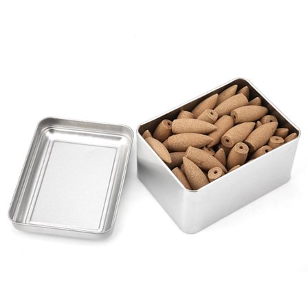 1 kasse røg tilbagestrømning tårn røgelse kegler naturlig aroma sandeltræ tilbagestrømning røgelse (#2)