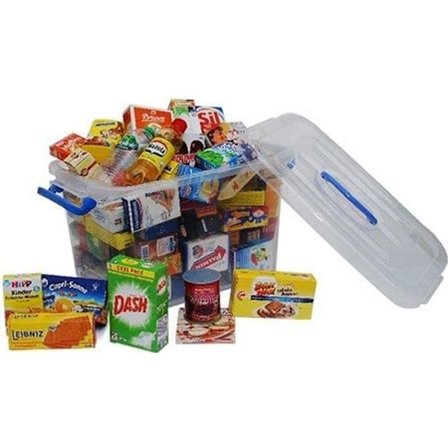 Tanner 3376 - KVM SWITCH - Leksaksmat - Stor låda med produkter