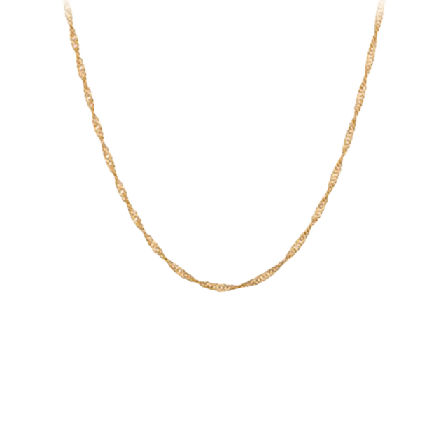 Pernille Corydon Halsband Singapore Dam Guld 42 CM