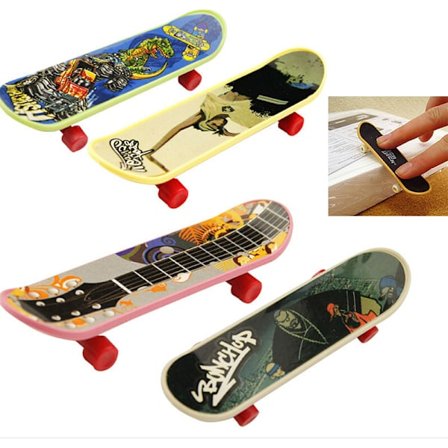 1X Mini Fingerboard Skateboard Nyhet Leksak Present Barn Pojkar Flickor