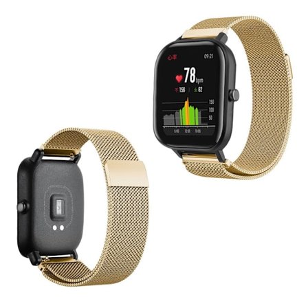 Amazfit GTS milanese klockarmband i rostfritt stål - Guld