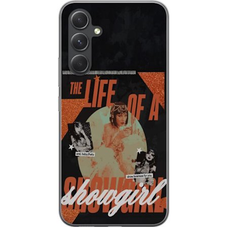 Yhteensopiva Puhelinkuori Samsung Galaxy A55 Taylor Swift Elämäntapa Showgirl - Sininen Lavatyyli Konserttikuningatar Tyyli