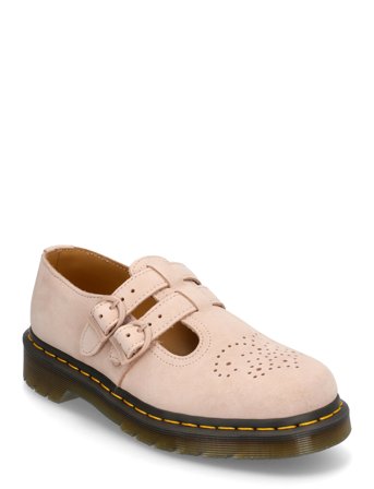 Dr. Martens 8065 Mary Jane Powder Pink Milled Nubuck Wp - Pink - 36