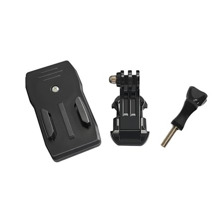 Roterande Actionkamera Ryggsäcksfäste Klämma - 360 Graders Rotationsklämma, för GoPro Hero 9, 8, 7, Insta360, DJI Osmo Action och Andra Actionkameror