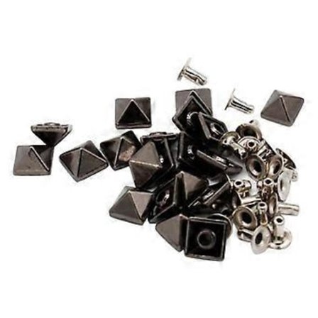 20 DIY Nahkatyöt - , 8mm (Timantti Musta)