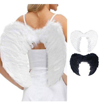 Halloween Engel Vinger Cosplay Engel Kostume