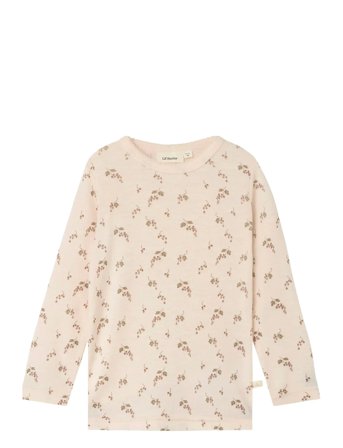Nmfnoel Nia Wool Ls Slim Top Lil Pink Lil'Atelier